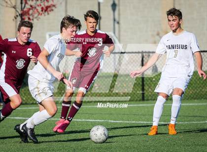 Thumbnail 3 in St. Joseph's Collegiate Institute vs Canisius (Monsignor Martin Class A Final) photogallery.