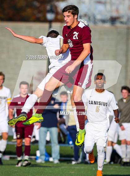 Thumbnail 3 in St. Joseph's Collegiate Institute vs Canisius (Monsignor Martin Class A Final) photogallery.