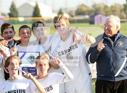 Thumbnail 3 in St. Joseph's Collegiate Institute vs Canisius (Monsignor Martin Class A Final) photogallery.