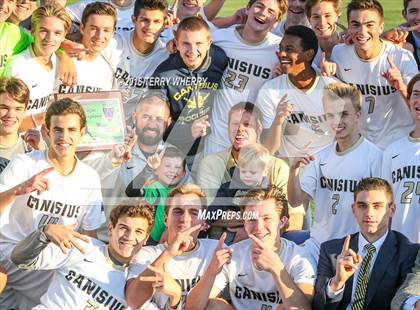 Thumbnail 3 in St. Joseph's Collegiate Institute vs Canisius (Monsignor Martin Class A Final) photogallery.