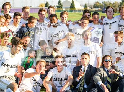 Thumbnail 3 in St. Joseph's Collegiate Institute vs Canisius (Monsignor Martin Class A Final) photogallery.
