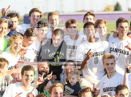 Thumbnail 1 in St. Joseph's Collegiate Institute vs Canisius (Monsignor Martin Class A Final) photogallery.