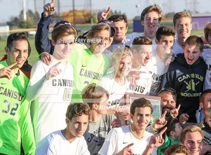 Thumbnail 3 in St. Joseph's Collegiate Institute vs Canisius (Monsignor Martin Class A Final) photogallery.