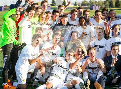 Thumbnail 3 in St. Joseph's Collegiate Institute vs Canisius (Monsignor Martin Class A Final) photogallery.