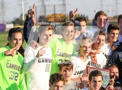 Thumbnail 2 in St. Joseph's Collegiate Institute vs Canisius (Monsignor Martin Class A Final) photogallery.