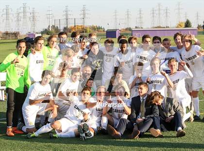 Thumbnail 2 in St. Joseph's Collegiate Institute vs Canisius (Monsignor Martin Class A Final) photogallery.