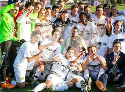Thumbnail 2 in St. Joseph's Collegiate Institute vs Canisius (Monsignor Martin Class A Final) photogallery.