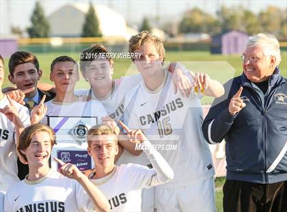 Thumbnail 3 in St. Joseph's Collegiate Institute vs Canisius (Monsignor Martin Class A Final) photogallery.