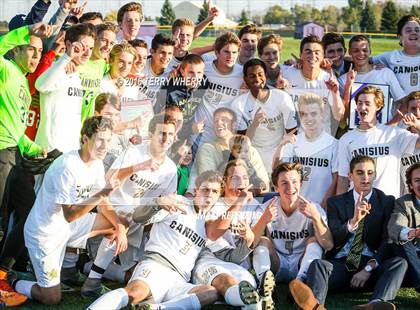 Thumbnail 1 in St. Joseph's Collegiate Institute vs Canisius (Monsignor Martin Class A Final) photogallery.