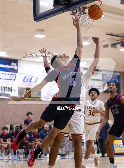 Thumbnail 2 in Legacy Christian Academy vs. Destiny Christian Academy (Meet in the Middle Classic) photogallery.