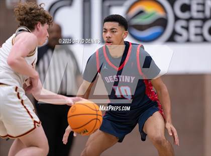 Thumbnail 3 in Legacy Christian Academy vs. Destiny Christian Academy (Meet in the Middle Classic) photogallery.