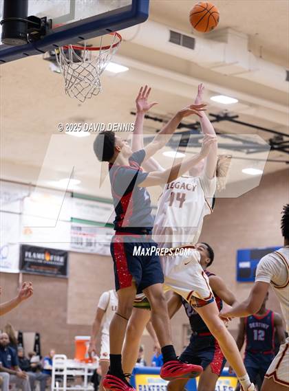 Thumbnail 3 in Legacy Christian Academy vs. Destiny Christian Academy (Meet in the Middle Classic) photogallery.