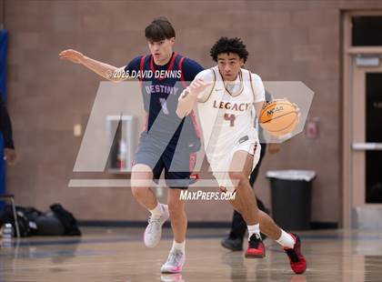 Thumbnail 3 in Legacy Christian Academy vs. Destiny Christian Academy (Meet in the Middle Classic) photogallery.