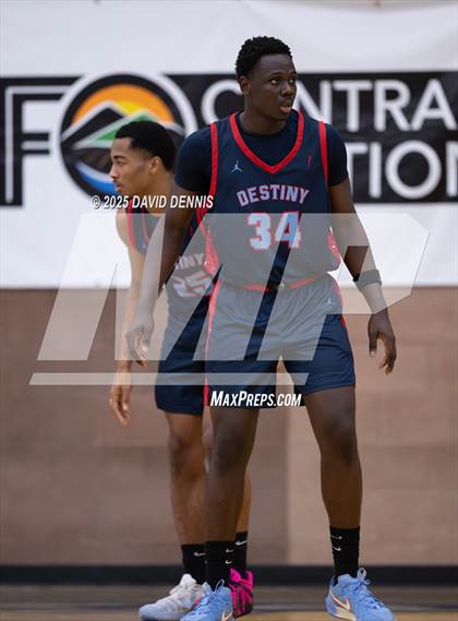 Thumbnail 3 in Legacy Christian Academy vs. Destiny Christian Academy (Meet in the Middle Classic) photogallery.