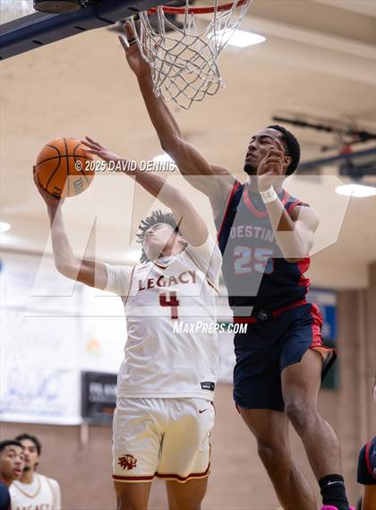 Thumbnail 3 in Legacy Christian Academy vs. Destiny Christian Academy (Meet in the Middle Classic) photogallery.