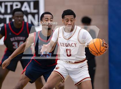 Thumbnail 2 in Legacy Christian Academy vs. Destiny Christian Academy (Meet in the Middle Classic) photogallery.