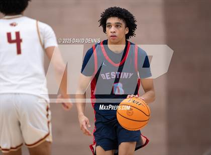 Thumbnail 2 in Legacy Christian Academy vs. Destiny Christian Academy (Meet in the Middle Classic) photogallery.
