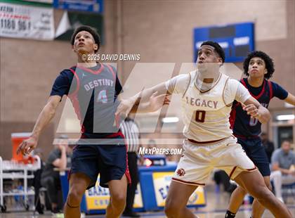 Thumbnail 2 in Legacy Christian Academy vs. Destiny Christian Academy (Meet in the Middle Classic) photogallery.