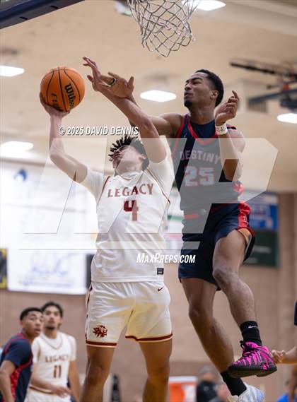 Thumbnail 1 in Legacy Christian Academy vs. Destiny Christian Academy (Meet in the Middle Classic) photogallery.