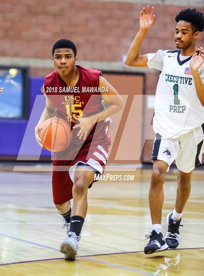 Thumbnail 3 in Executive Prep Academy of Finance vs USC Hybrid photogallery.