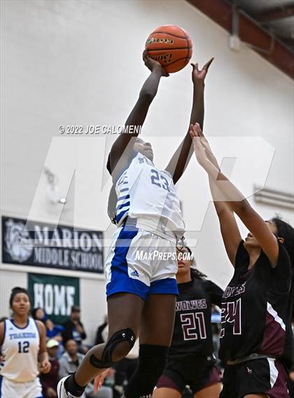 Thumbnail 1 in Davenport vs Yoakum (Marion Basketball Tournament) photogallery.
