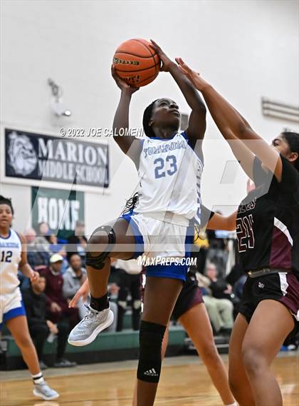 Thumbnail 1 in Davenport vs Yoakum (Marion Basketball Tournament) photogallery.