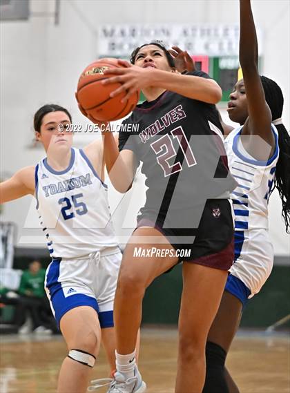 Thumbnail 1 in Davenport vs Yoakum (Marion Basketball Tournament) photogallery.