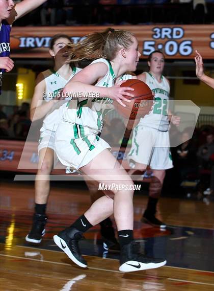 Thumbnail 2 in Irvington vs Monroe-Woodbury (Slam Dunk Tourney) photogallery.