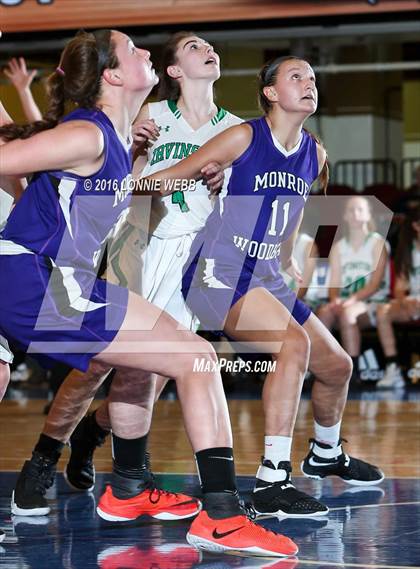 Thumbnail 3 in Irvington vs Monroe-Woodbury (Slam Dunk Tourney) photogallery.