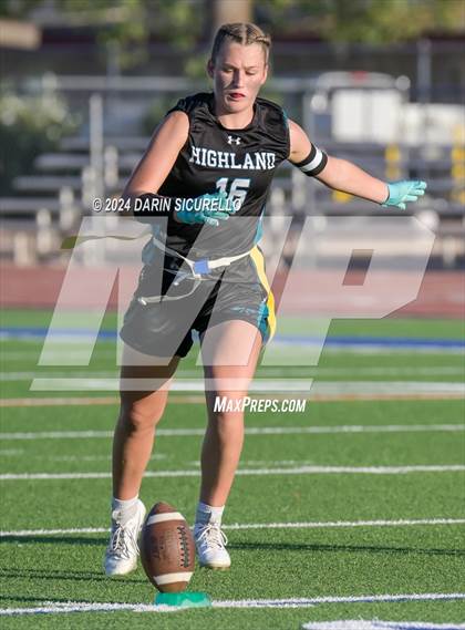 Thumbnail 2 in Marcos de Niza vs Highland (Make Your Mark Invitational) photogallery.