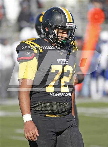 Thumbnail 2 in De La Salle @ St. Laurence (Chicago Catholic League Prep Bowl Playoff Semifinal) photogallery.