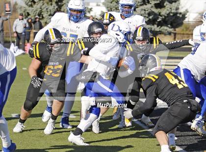 Thumbnail 2 in De La Salle @ St. Laurence (Chicago Catholic League Prep Bowl Playoff Semifinal) photogallery.