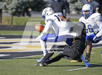 Thumbnail 3 in De La Salle @ St. Laurence (Chicago Catholic League Prep Bowl Playoff Semifinal) photogallery.