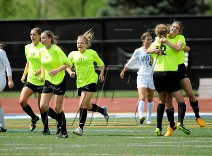 Thumbnail 1 in Fossil Ridge vs. Mountain Vista (CHSAA 5A Semifinals) photogallery.