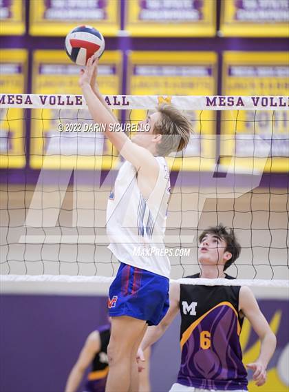 Thumbnail 2 in Mountain View vs Mesa (AIA 6A Round 1 Playoff) photogallery.