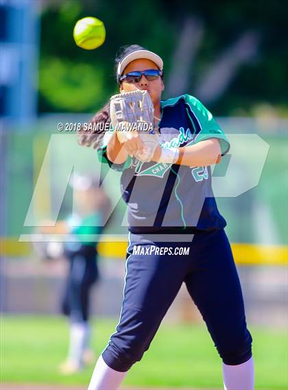 Thumbnail 3 in Granada Hills Charter vs Harbor Teacher (CIF LACS 1st Round Playoff) photogallery.
