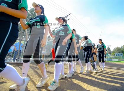 Thumbnail 3 in Granada Hills Charter vs Harbor Teacher (CIF LACS 1st Round Playoff) photogallery.