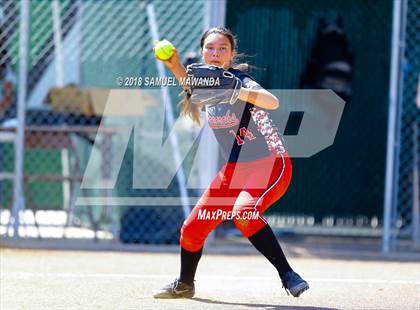 Thumbnail 3 in Granada Hills Charter vs Harbor Teacher (CIF LACS 1st Round Playoff) photogallery.