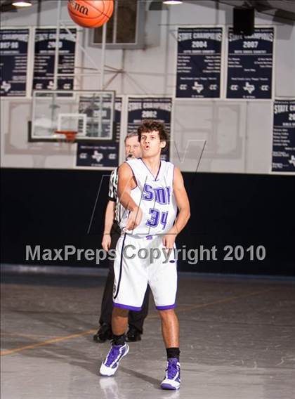 Thumbnail 3 in New Braunfels Christian Academy vs. St. Mary's Hall (Bracken Christian Tournament) photogallery.