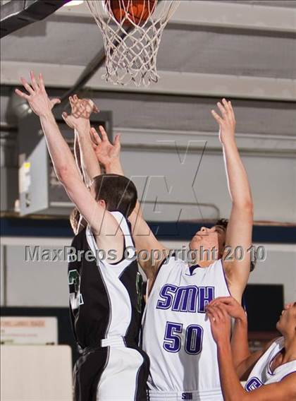 Thumbnail 1 in New Braunfels Christian Academy vs. St. Mary's Hall (Bracken Christian Tournament) photogallery.