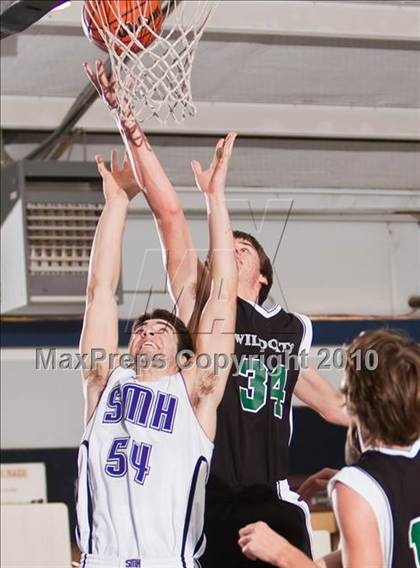 Thumbnail 2 in New Braunfels Christian Academy vs. St. Mary's Hall (Bracken Christian Tournament) photogallery.