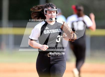 Thumbnail 1 in East Mecklenburg vs Charlotte Catholic (NCHSAA Round 1 Playoff) photogallery.