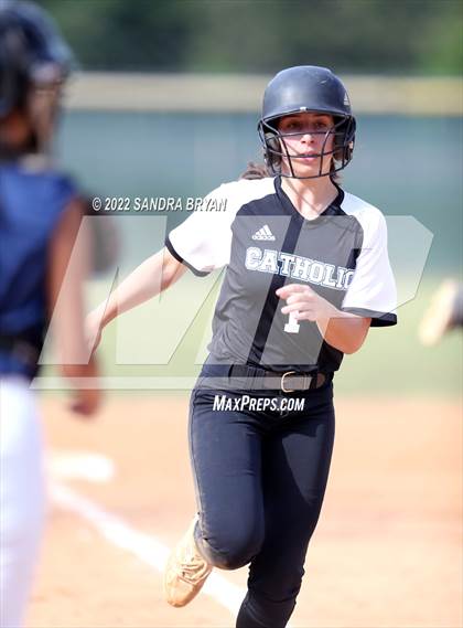 Thumbnail 2 in East Mecklenburg vs Charlotte Catholic (NCHSAA Round 1 Playoff) photogallery.