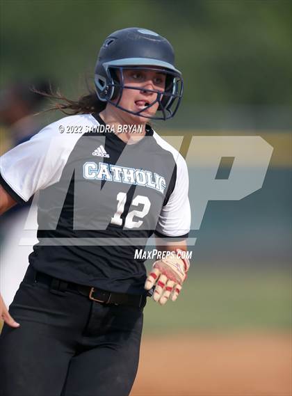 Thumbnail 2 in East Mecklenburg vs Charlotte Catholic (NCHSAA Round 1 Playoff) photogallery.