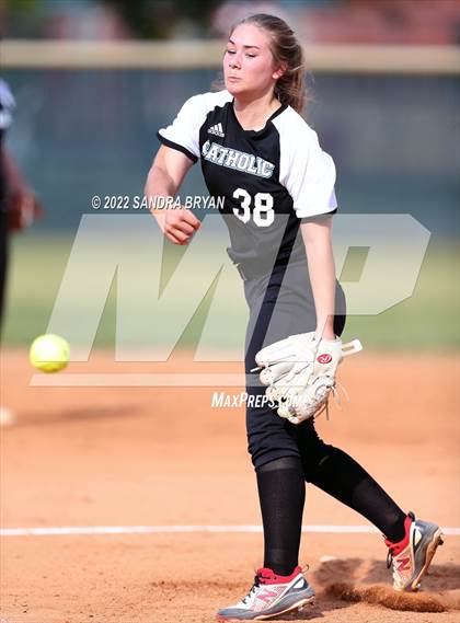 Thumbnail 1 in East Mecklenburg vs Charlotte Catholic (NCHSAA Round 1 Playoff) photogallery.