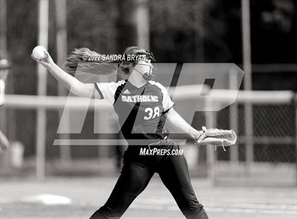 Thumbnail 2 in East Mecklenburg vs Charlotte Catholic (NCHSAA Round 1 Playoff) photogallery.