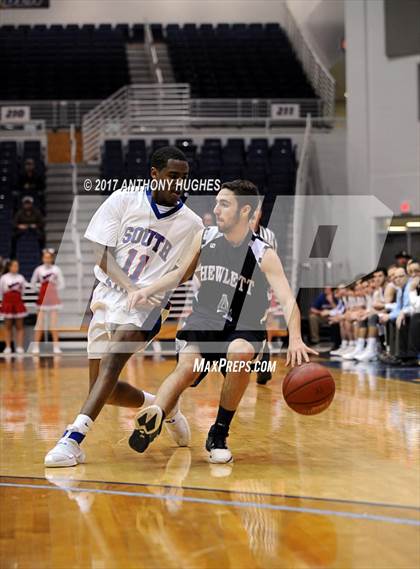 Thumbnail 1 in Hewlett vs Rockville Centre South Side (Section 8 Class A Semifinal Playoff) photogallery.