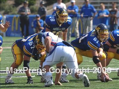 Thumbnail 1 in Byrnes (SC) vs. Archbishop Moeller (Ohio vs USA Challenge) photogallery.