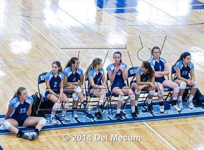 Thumbnail 1 in Berkeley Prep vs. Academy of Holy Names (Berkeley JV Tournament) photogallery.