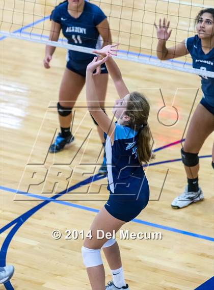 Thumbnail 3 in Berkeley Prep vs. Academy of Holy Names (Berkeley JV Tournament) photogallery.